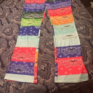 Colorful Patchwork Women's Casual Jeans